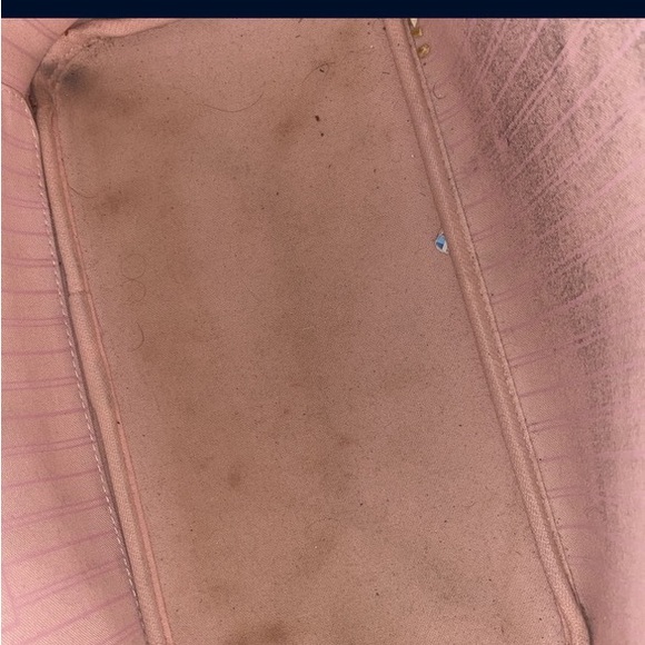 Louis Vuitton Neverfull MM White W/P Damier Azur Canvas Shoulder Bag - Picture 4 of 8